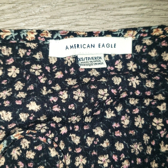 Pink and Black Long Sleeve V-Neck Sundress - Picture 4 of 4